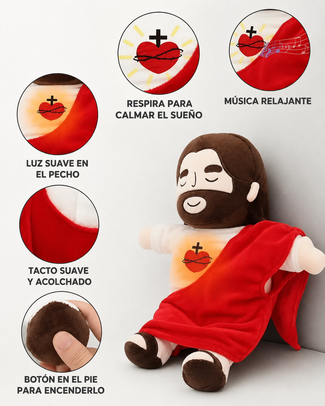 Jesús Respirante™ – Compañero de Paz y Sueño